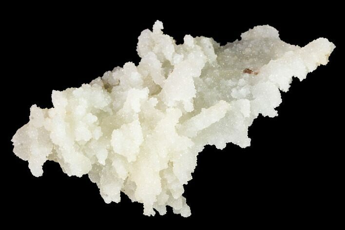 Stilbite Crystals on Sparkling Quartz Chalcedony - India #168749